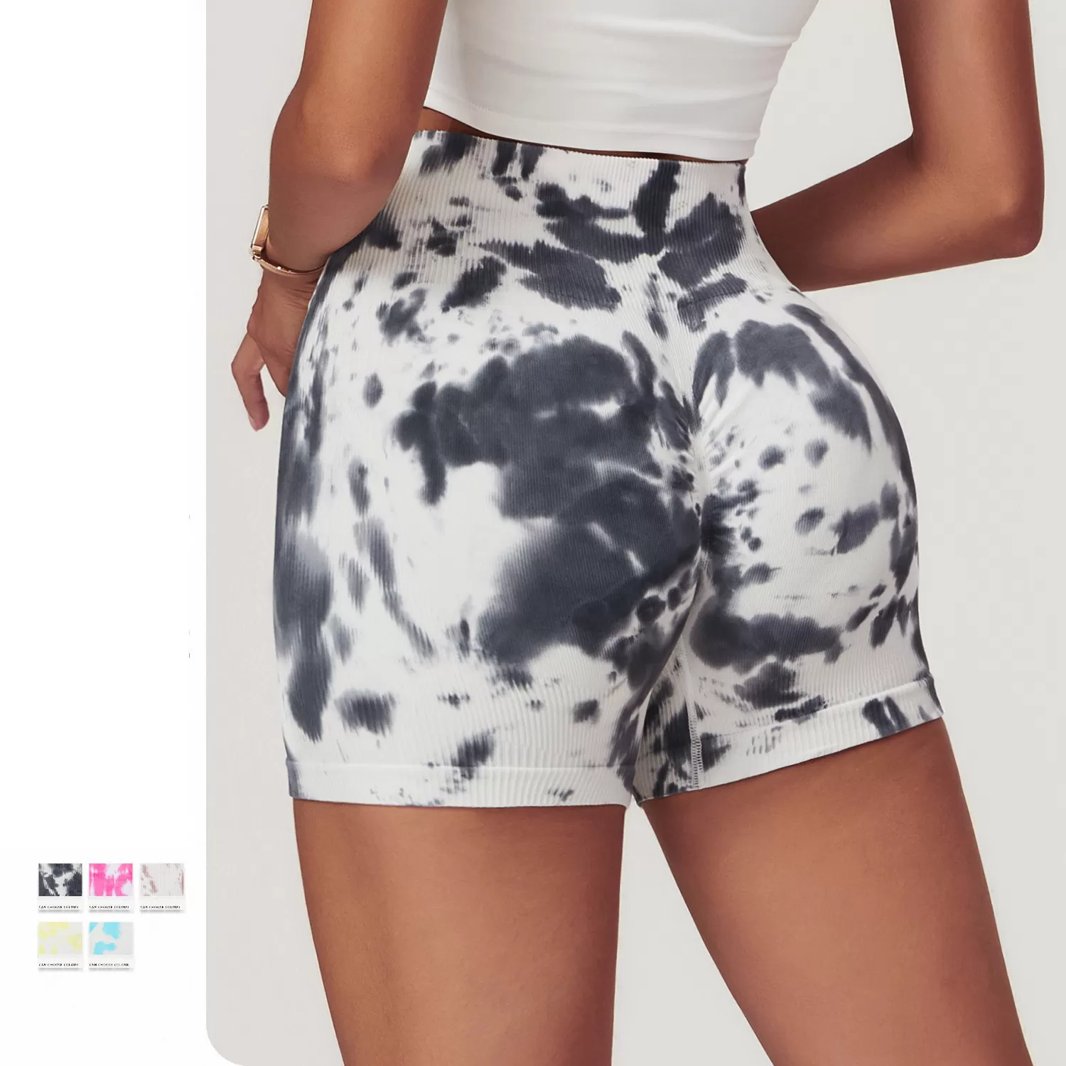 Shorts de yoga sin costuras FGBDDK7623