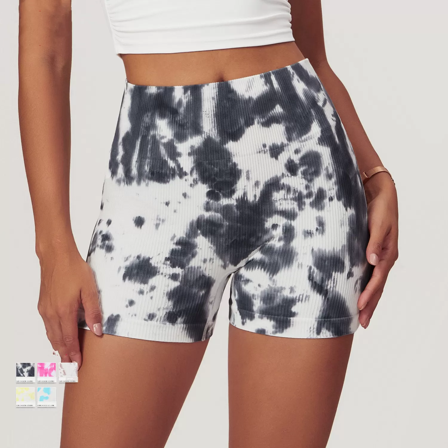 Shorts de yoga sin costuras FGBDDK7623