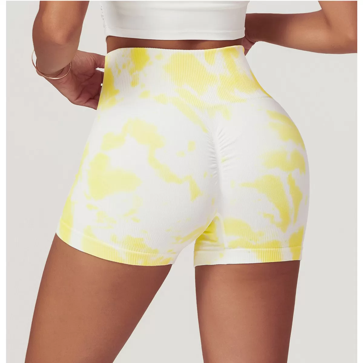 Shorts de yoga sin costuras FGBDDK7623