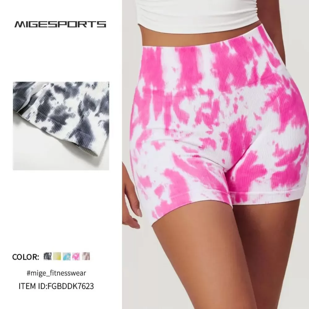 Shorts de yoga sin costuras FGBDDK7623