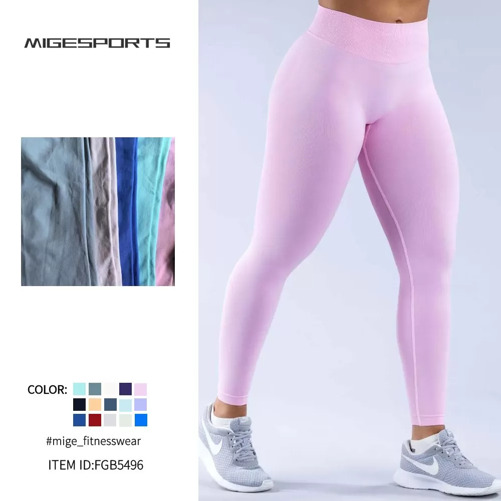 Leggings de yoga sin costuras FGB5496