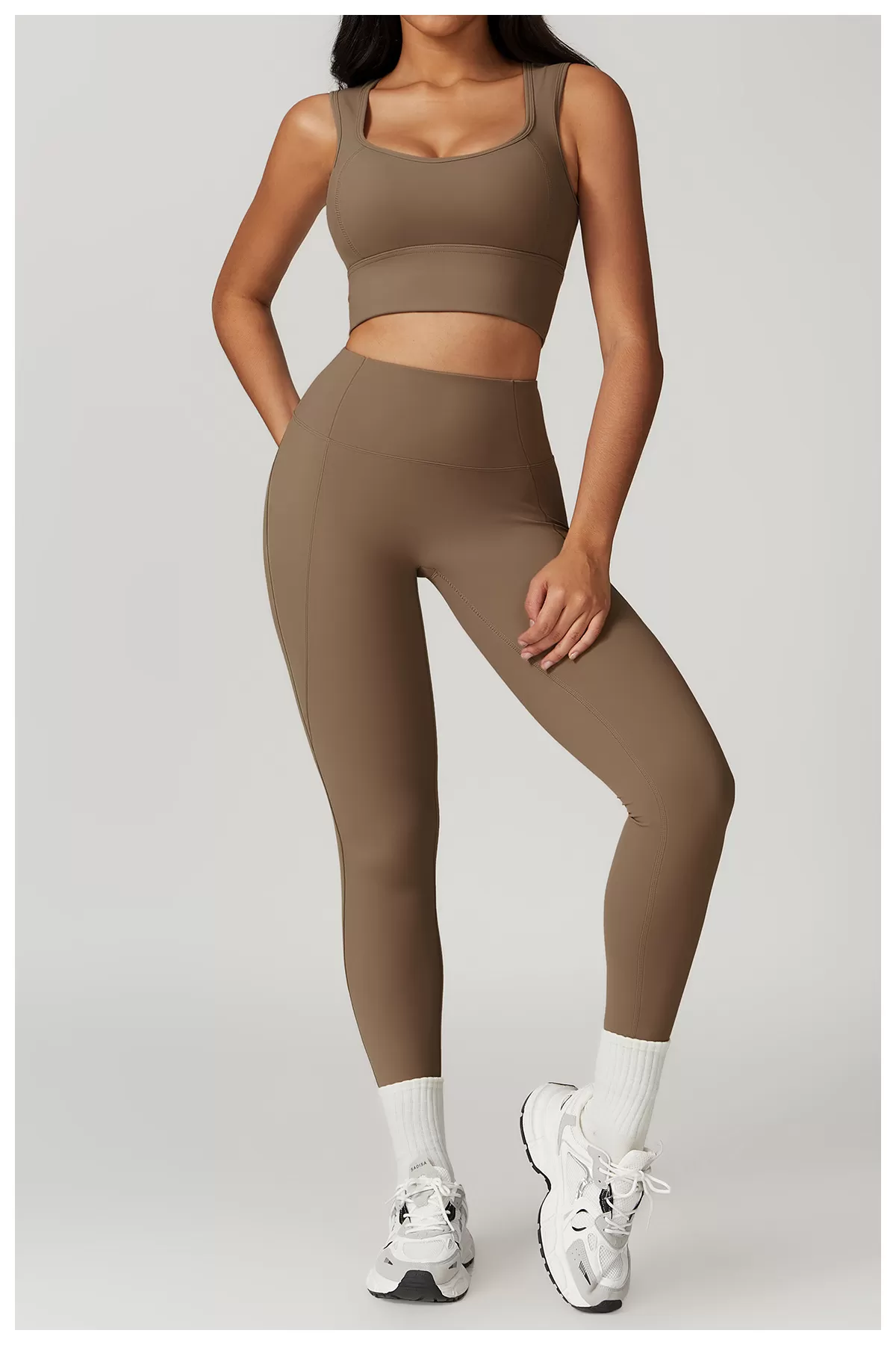 Conjunto de yoga de 2 piezas para mujer: sujetador y leggings FGBTZ8793