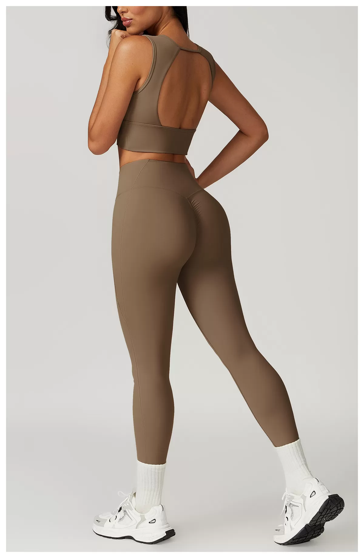 Conjunto de yoga de 2 piezas para mujer: sujetador y leggings FGBTZ8793