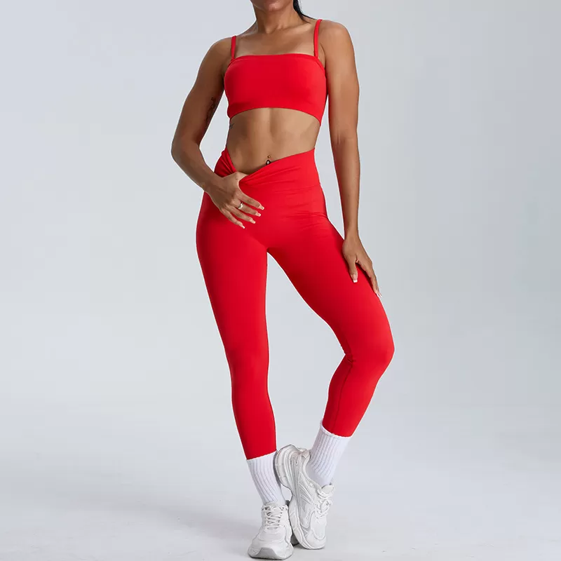 Conjunto de yoga de 2 piezas para mujer: sujetador y mallas FGBMS1104