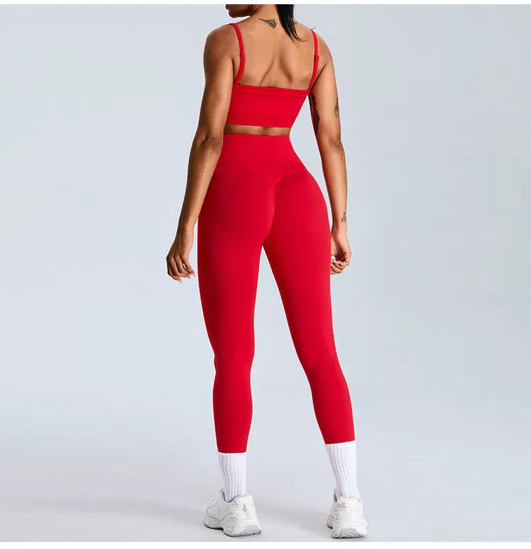 Conjunto de yoga de 2 piezas para mujer: sujetador y mallas FGBMS1104