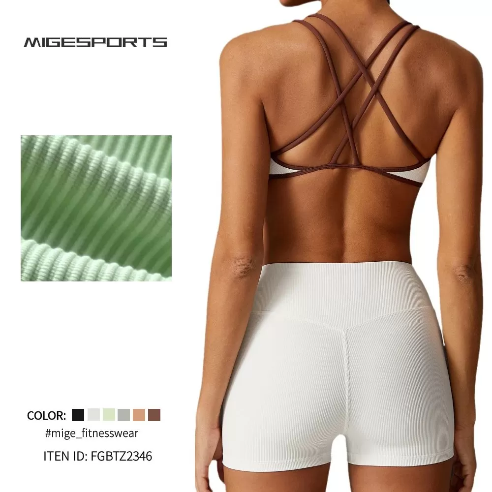 Pantalones cortos deportivos para mujer FGBTZ2346