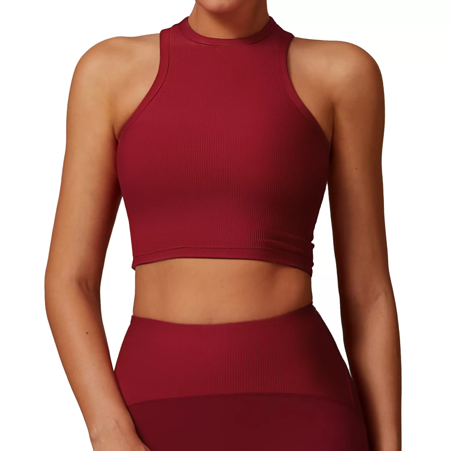 Top con sujetador de yoga para mujer FGBDBX8889-2