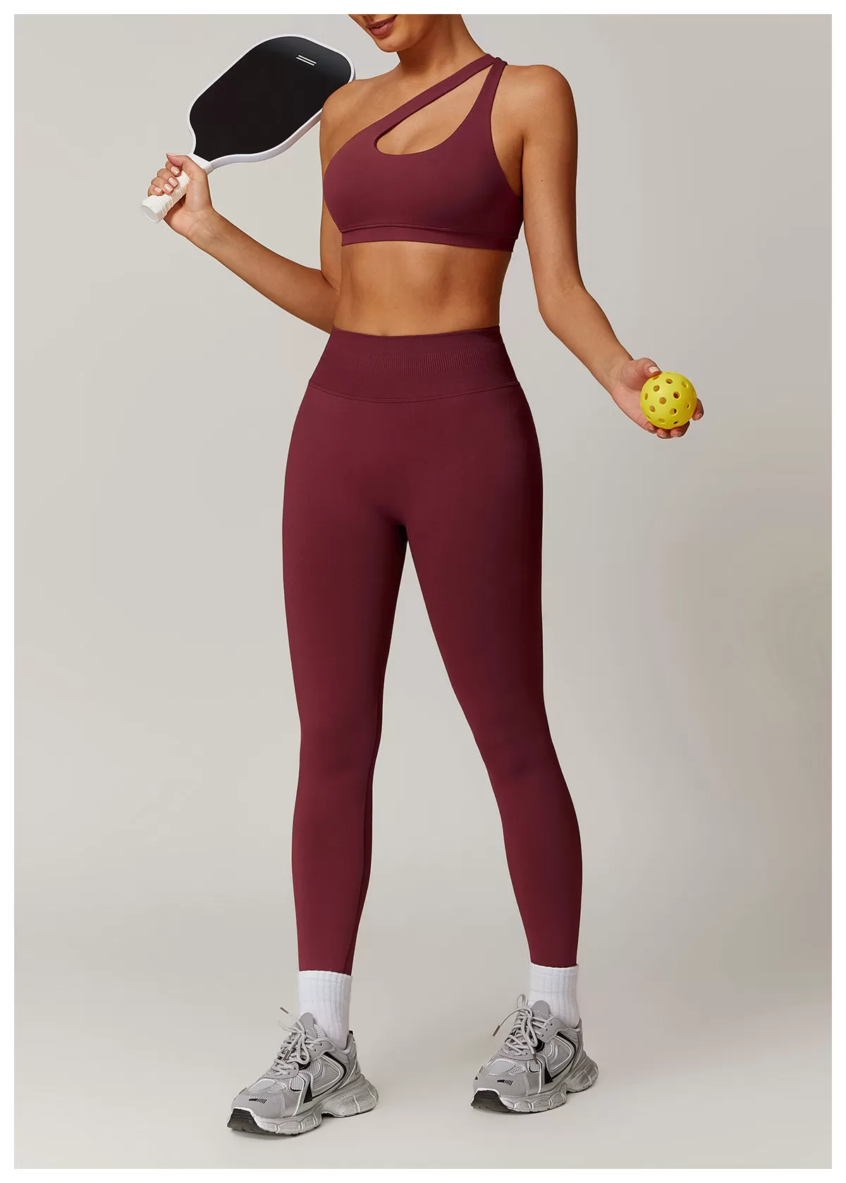 Conjunto de yoga de 2 piezas para mujer: sujetador y mallas FGBTZ7755-5