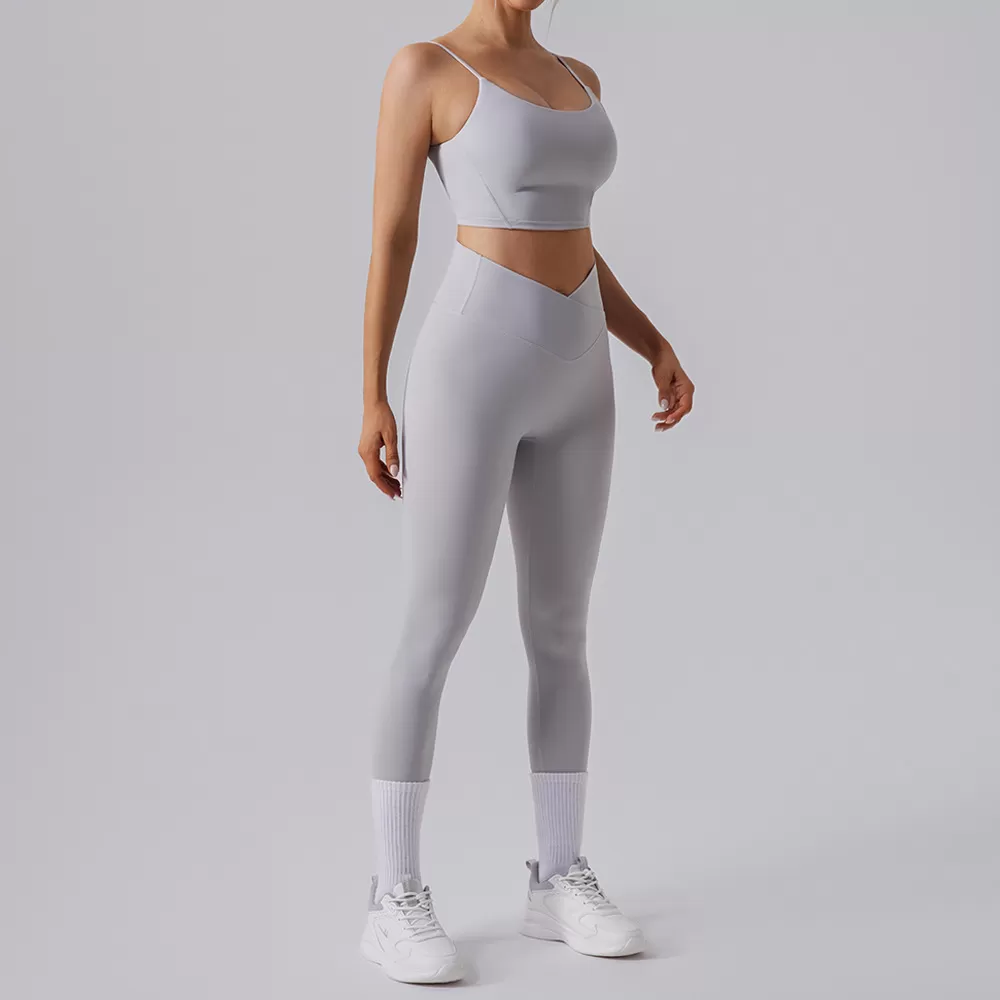 Conjunto de yoga de 2 piezas para mujer: sujetador y mallas FGBYW528+KW409