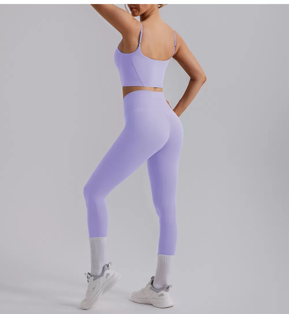 Conjunto de yoga de 2 piezas para mujer: sujetador y mallas FGBYW528+KW409