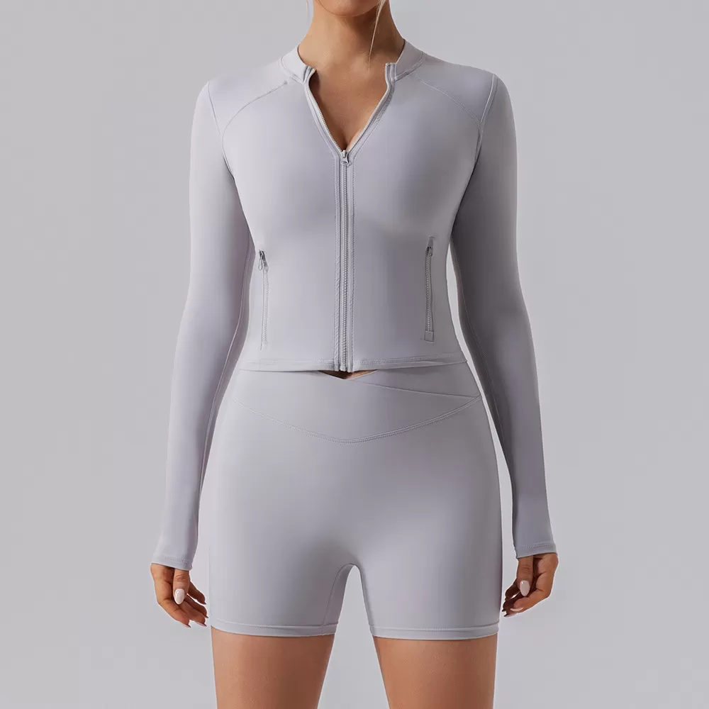 Ropa deportiva para mujer Chaquetas de yoga Top FGBYW526