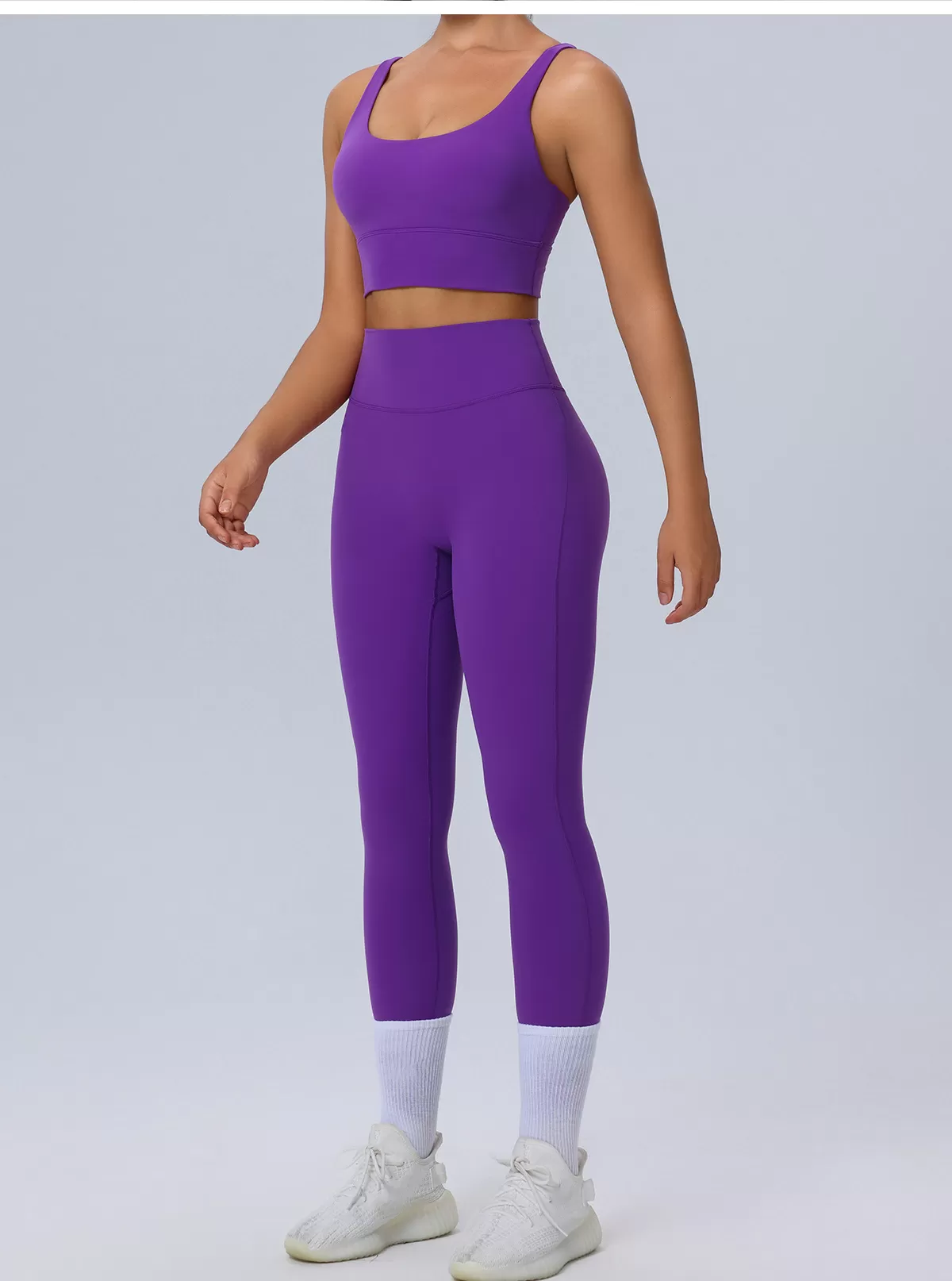 Conjunto de yoga de 2 piezas para mujer: sujetador y mallas FGBF219-220