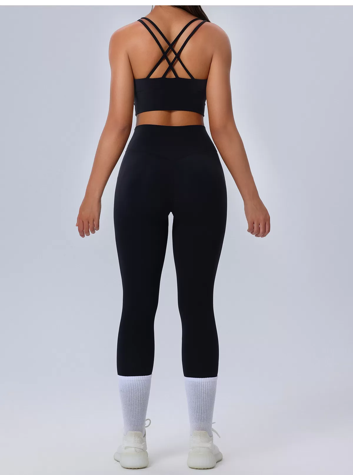 Conjunto de yoga de 2 piezas para mujer: sujetador y mallas FGBF219-220