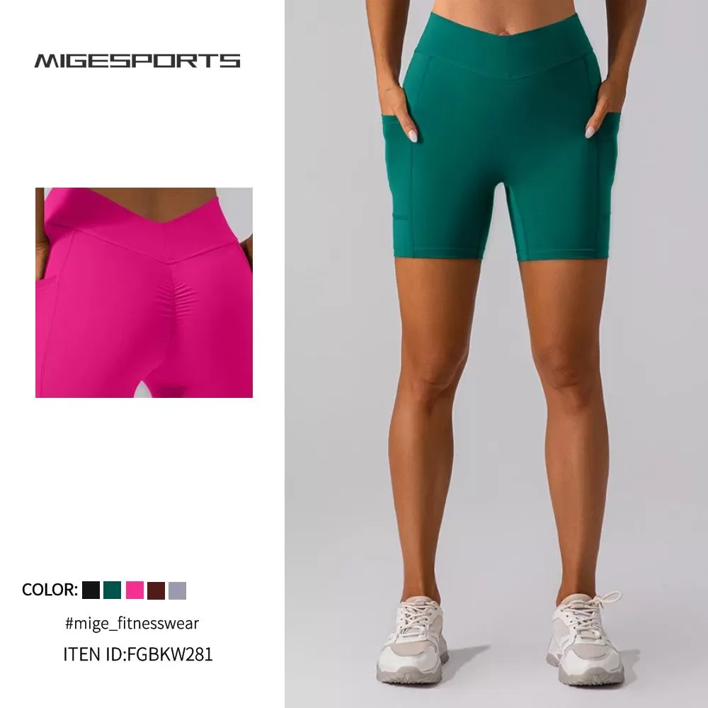 Pantalones cortos de yoga para mujer FGBKW281