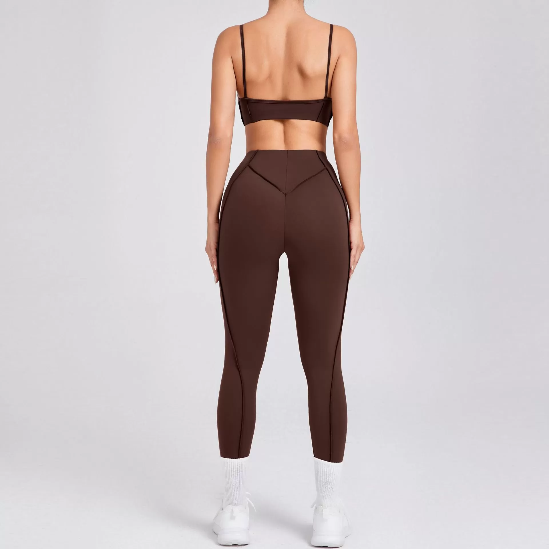 Conjunto de yoga de 2 piezas para mujer: sujetador y leggings FGB86040+87652