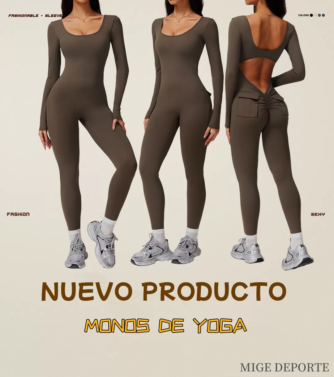 Nuevo producto: mono de yoga de manga larga DLT8979