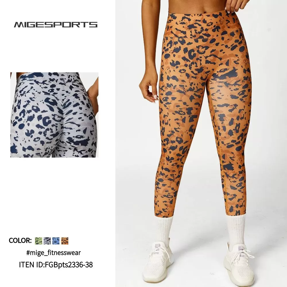 Leggings de yoga para mujer, ropa deportiva, FGBpts2336-38