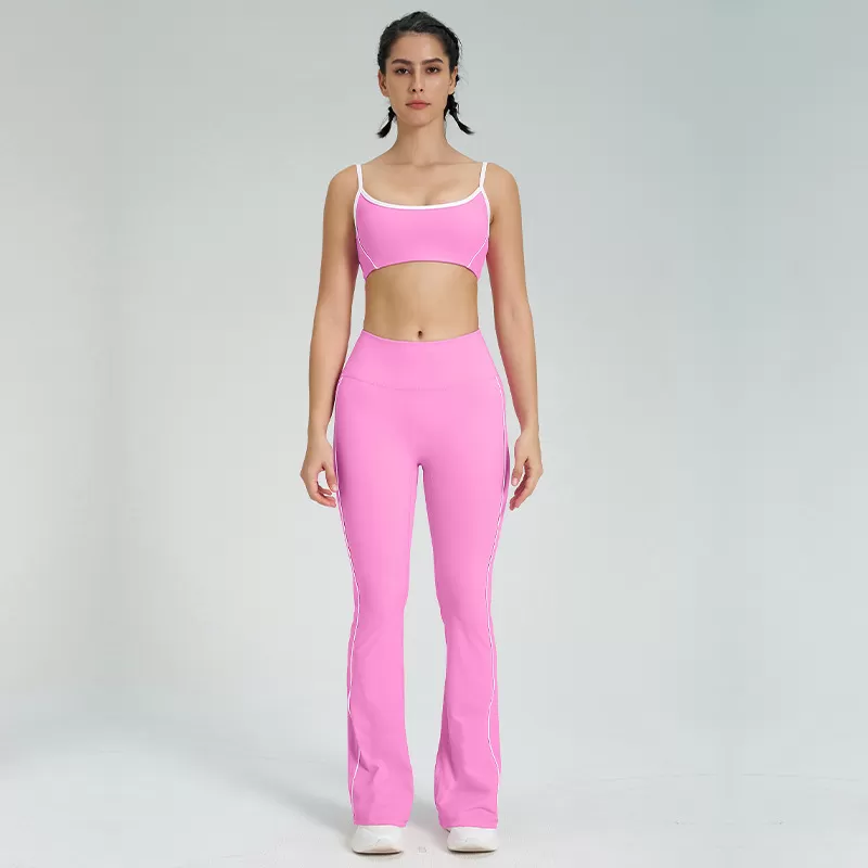 Conjunto de yoga de 2 piezas para mujer: sujetador y pantalón FGBB4014+K4542