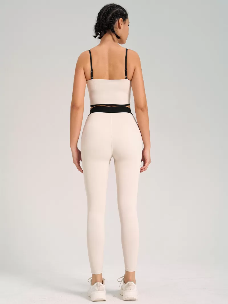 Conjunto de yoga de 2 piezas para mujer: sujetador, chaleco y pantalones: FGBB4023+K4560