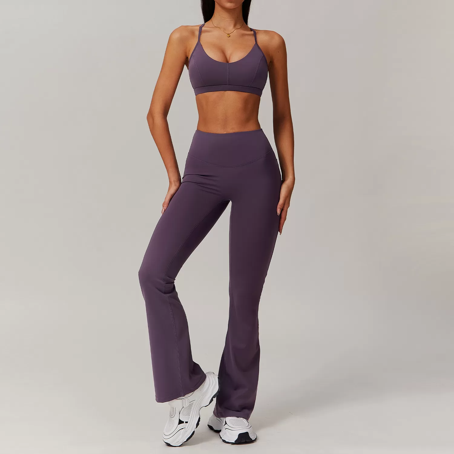 Conjunto de yoga de 2 piezas para mujer: sujetador y pantalón FGBTZ9139