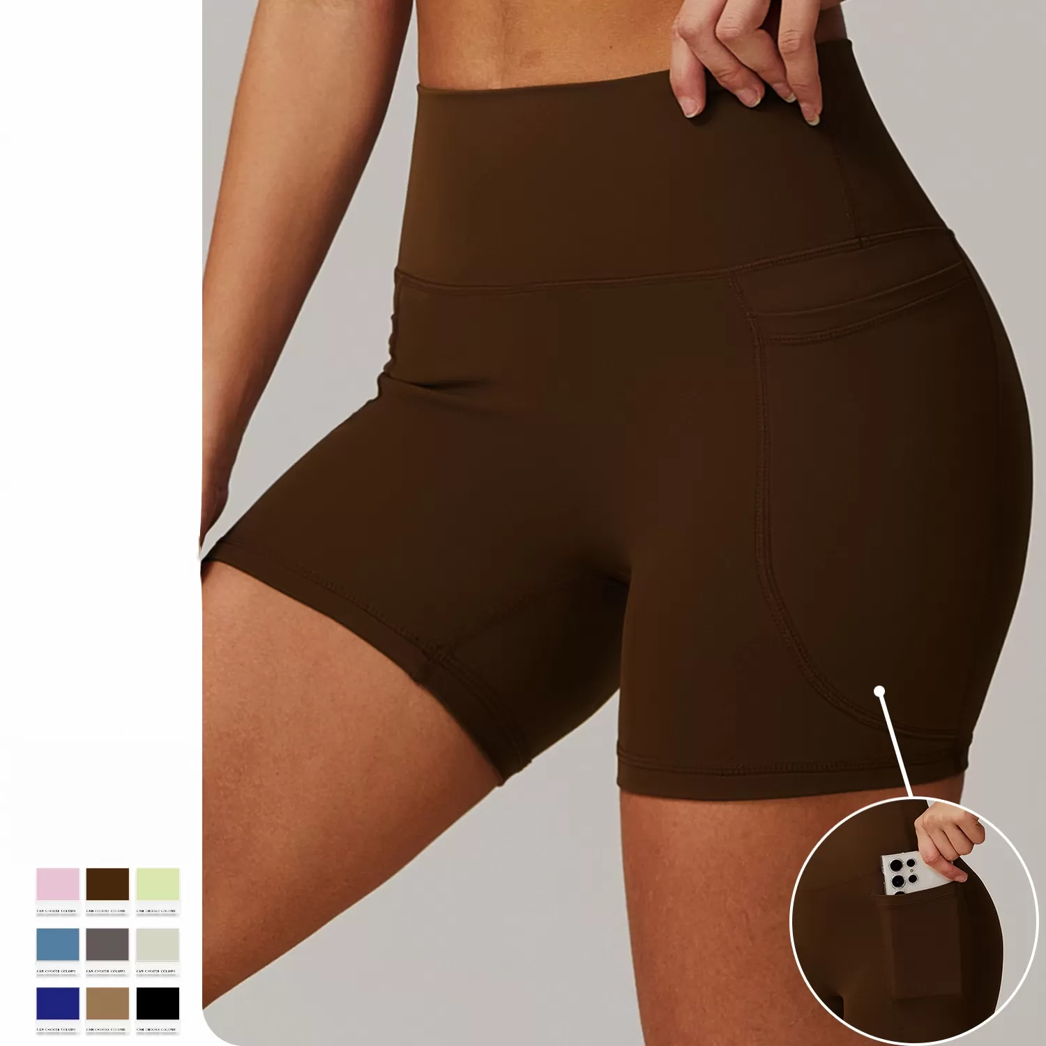 Pantalones cortos de yoga para mujer FGBTZ6425