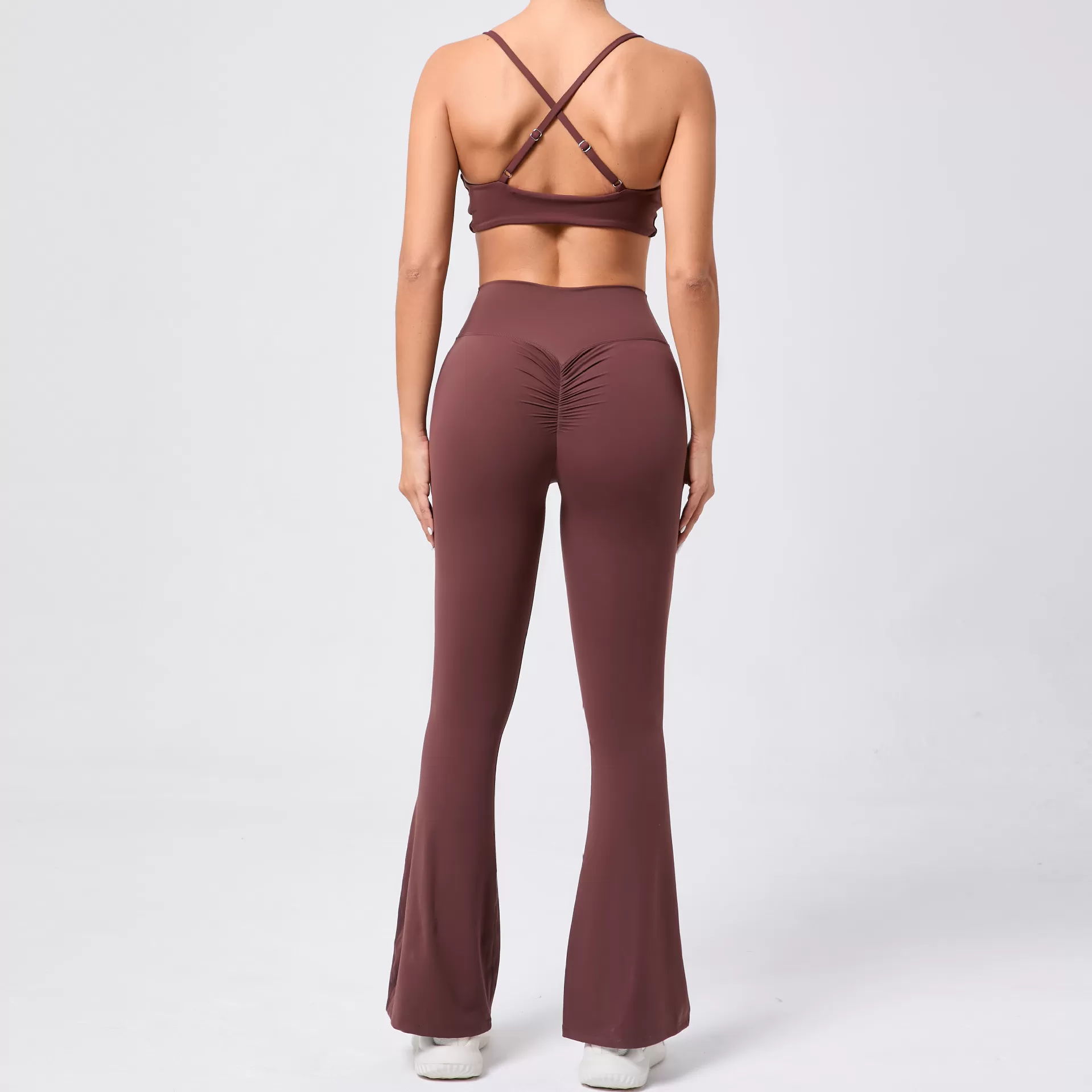 Conjunto de yoga de 2 piezas para mujer: sujetador y pantalón FGB61041+9190