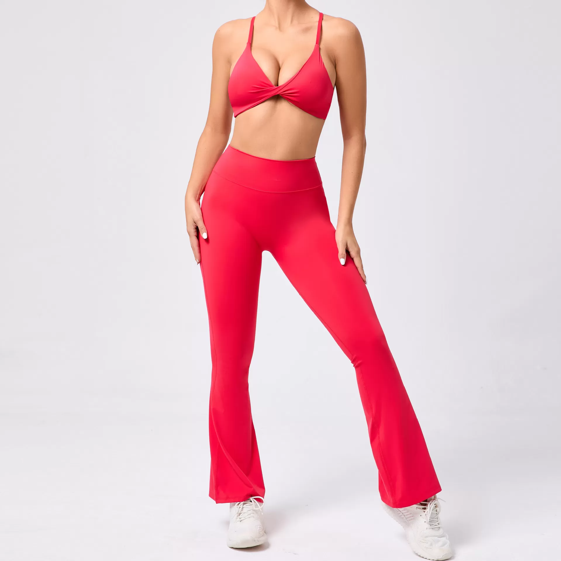 Conjunto de yoga de 2 piezas para mujer: sujetador y pantalón FGB61041+9190