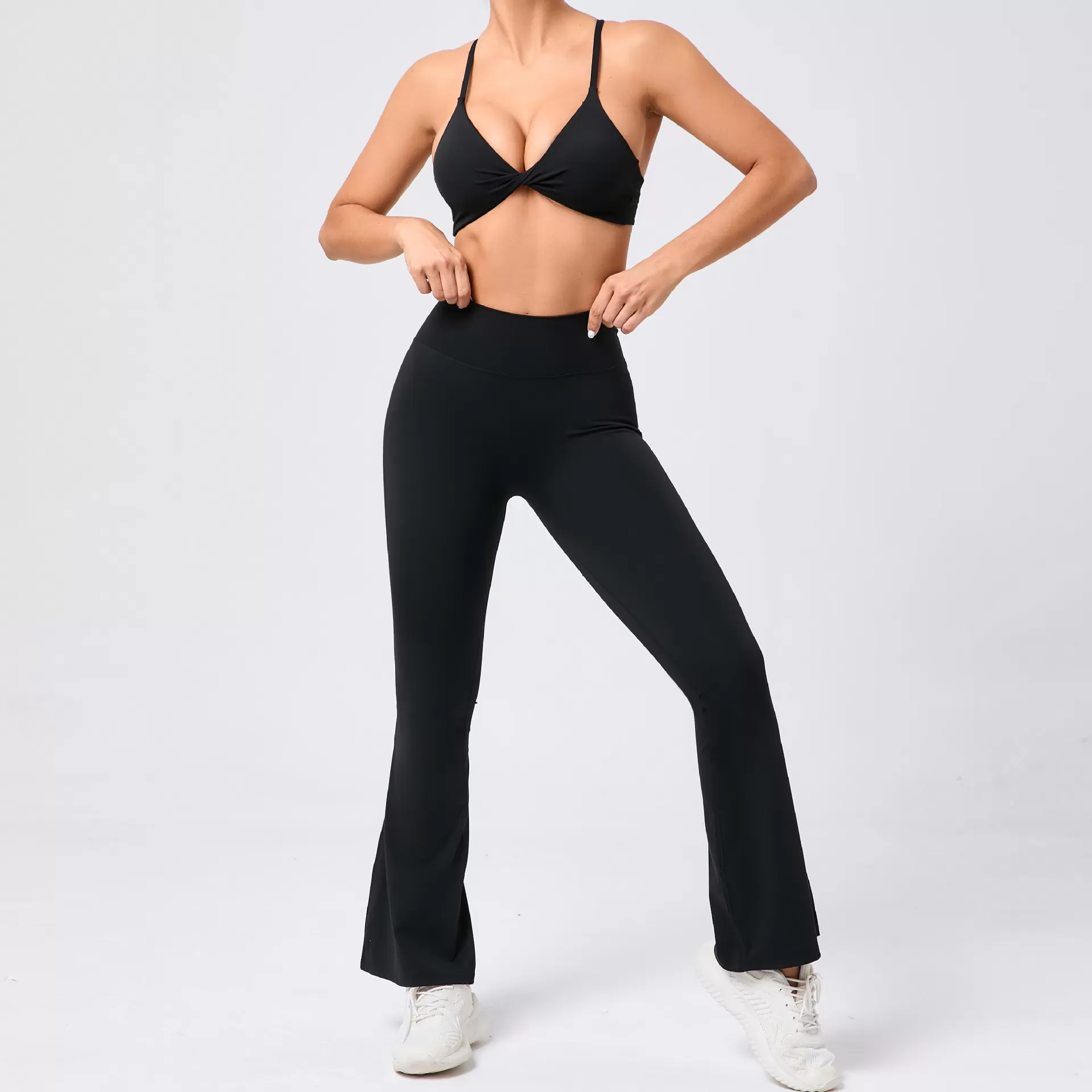 Conjunto de yoga de 2 piezas para mujer: sujetador y pantalón FGB61041+9190