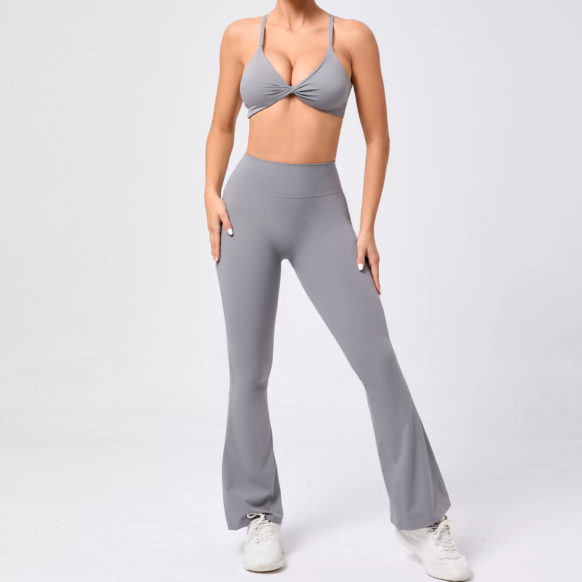 Conjunto de yoga de 2 piezas para mujer: sujetador y pantalón FGB61041+9190