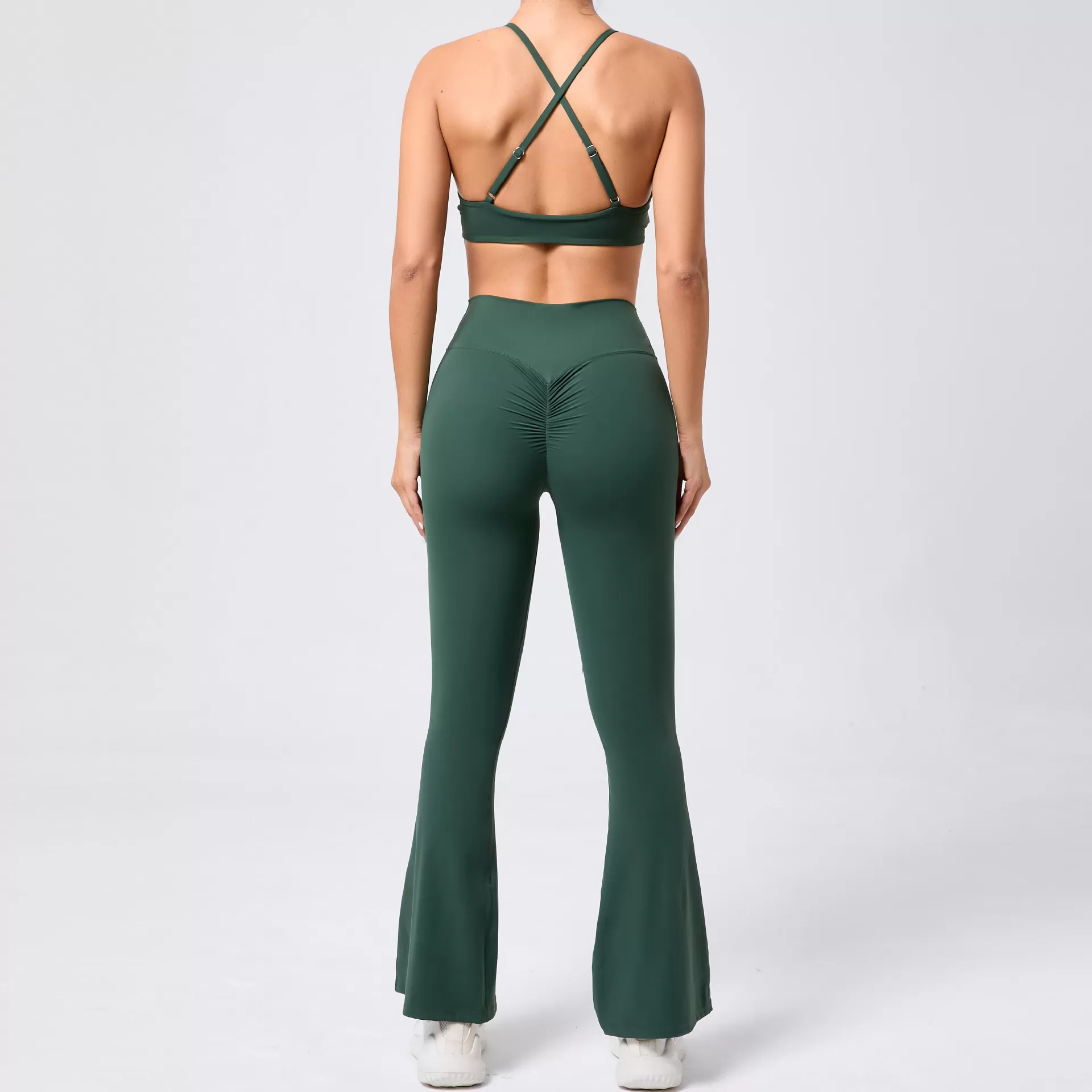 Conjunto de yoga de 2 piezas para mujer: sujetador y pantalón FGB61041+9190