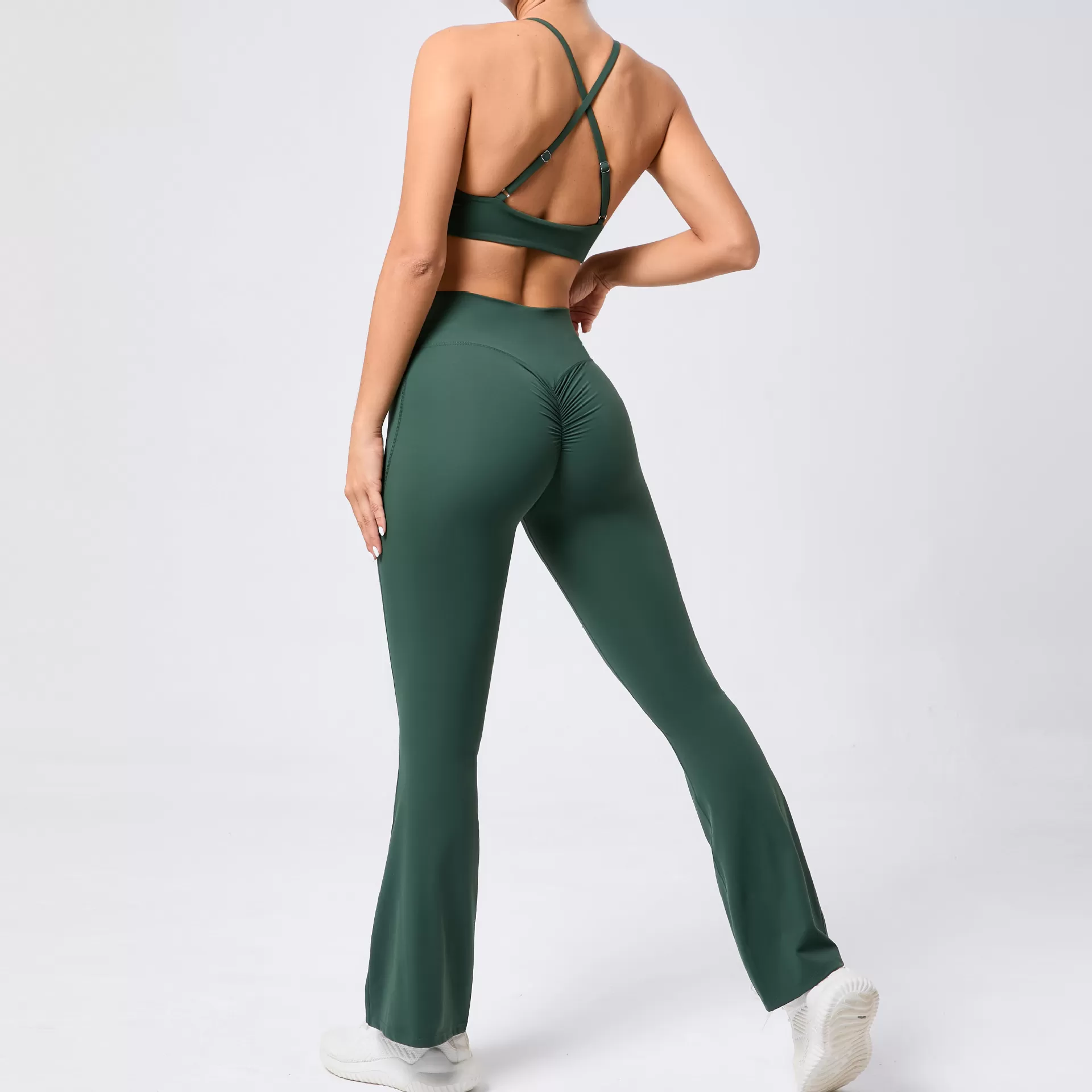 Conjunto de yoga de 2 piezas para mujer: sujetador y pantalón FGB61041+9190