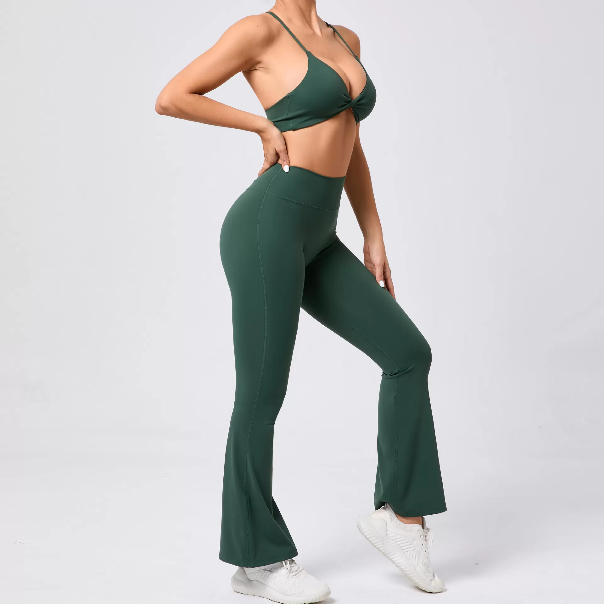 Conjunto de yoga de 2 piezas para mujer: sujetador y pantalón FGB61041+9190