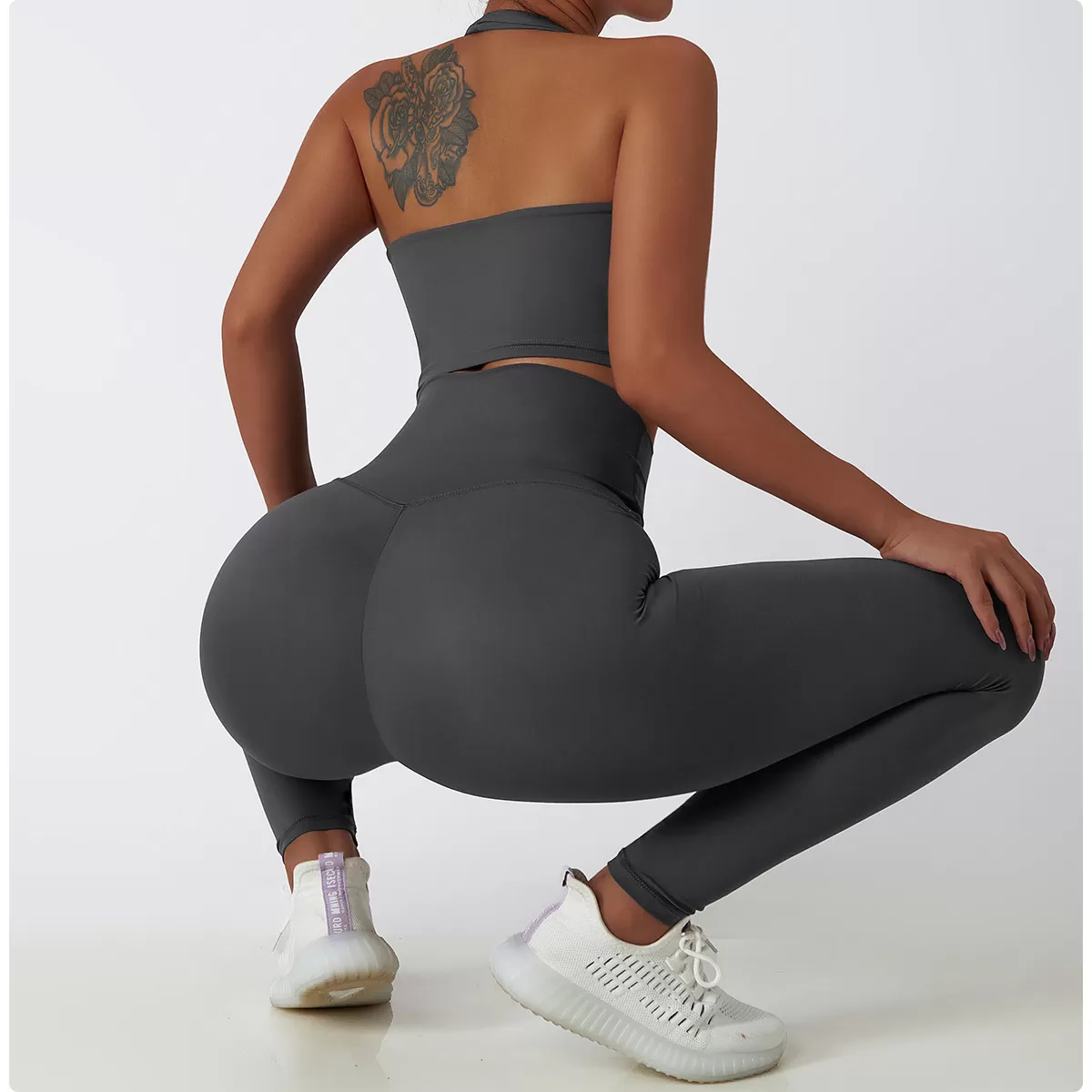 Conjunto de yoga de 2 piezas para mujer: sujetador y leggings FGBTZ6116