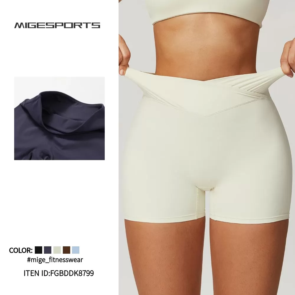 Pantalones cortos de yoga para mujer FGBDDK8799