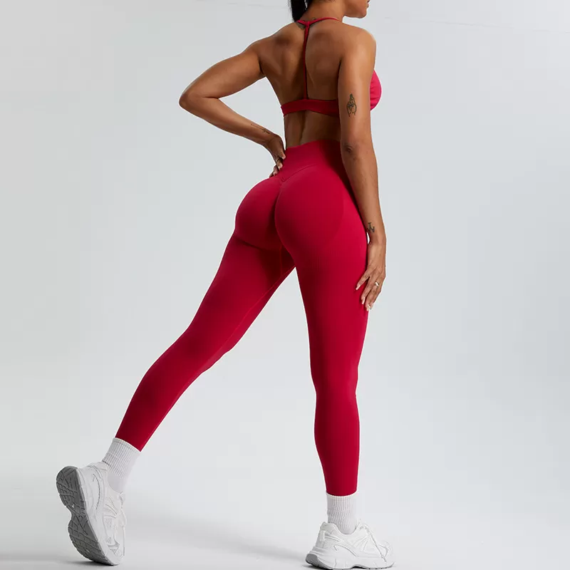 Conjunto de yoga de 2 piezas para mujer: sujetador y leggings FGBMS1109