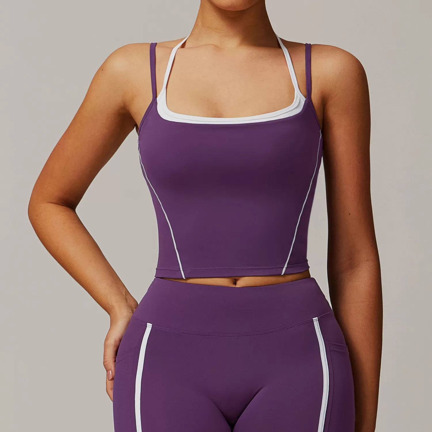 Sujetador deportivo tipo chaleco de yoga para mujer FGBDBX5009