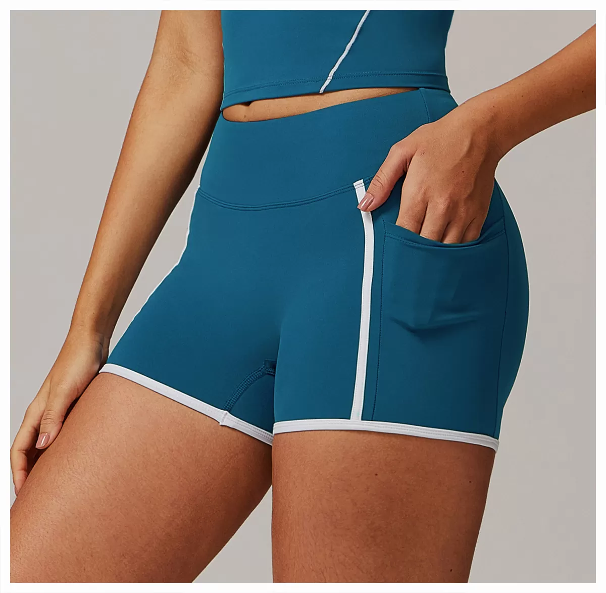 Pantalones cortos de yoga para mujer FGBDDK5009