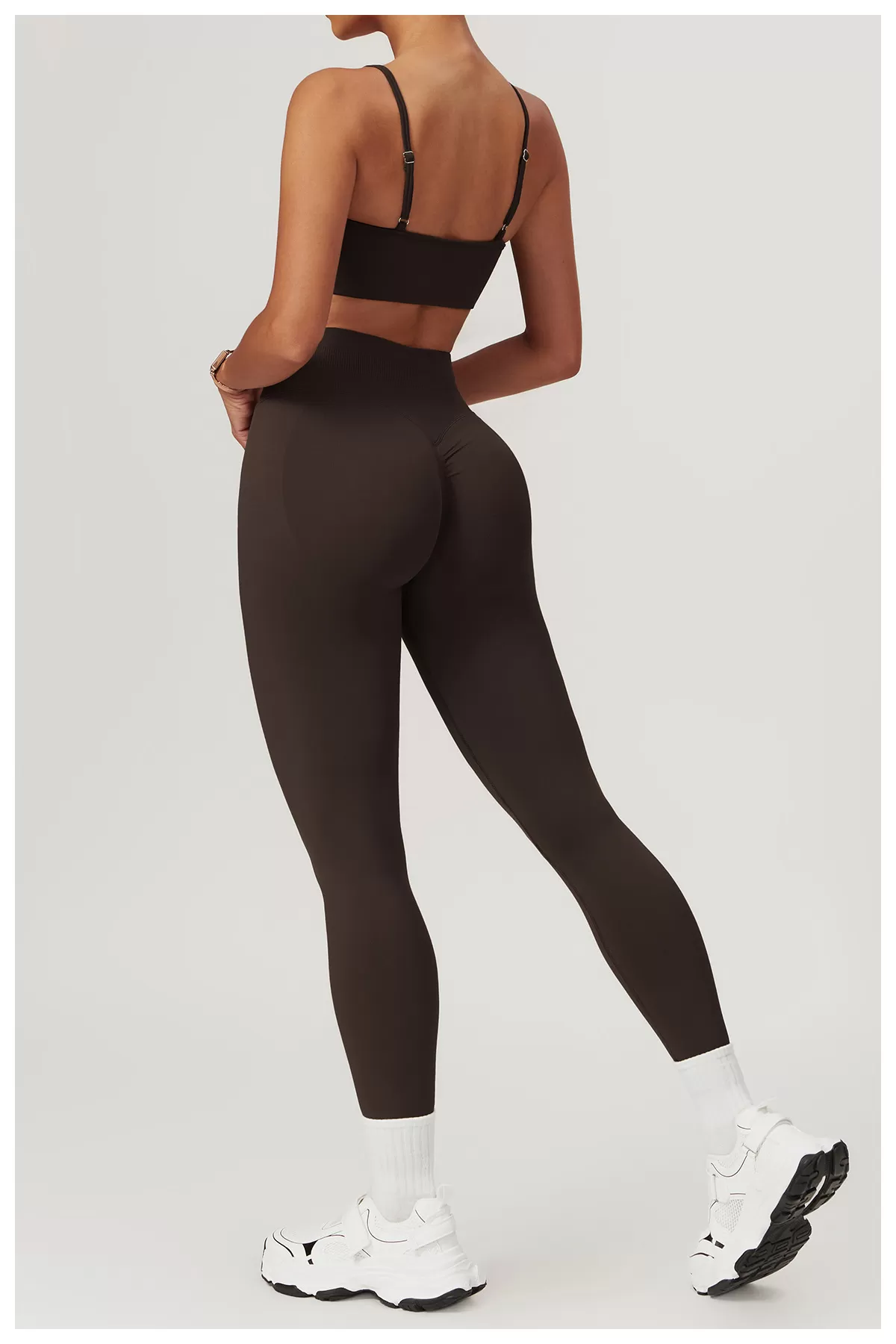 Conjunto de yoga de 2 piezas para mujer: sujetador, top y leggings FGBTZ7655