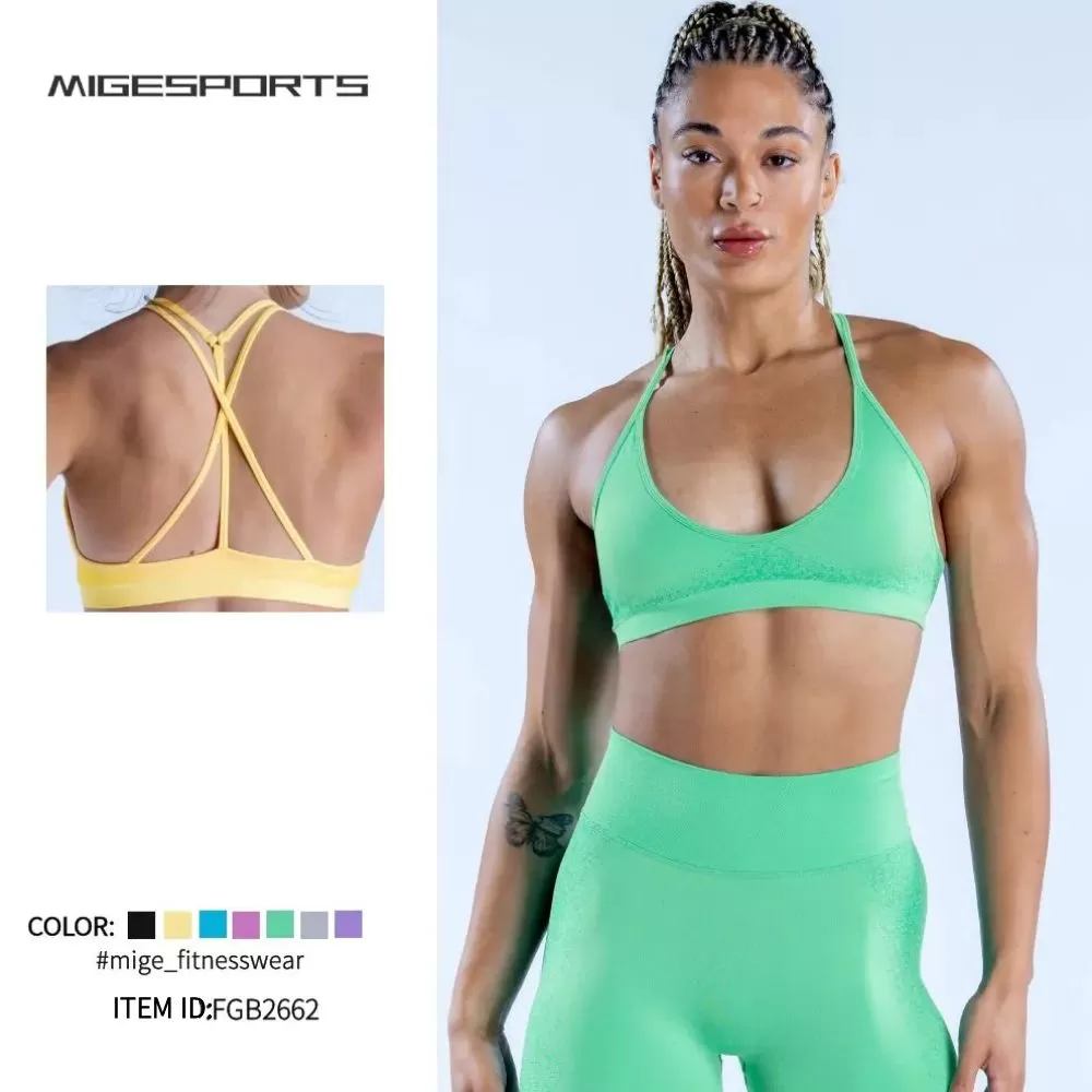 Sujetador de yoga deportivo para mujer FGB2662