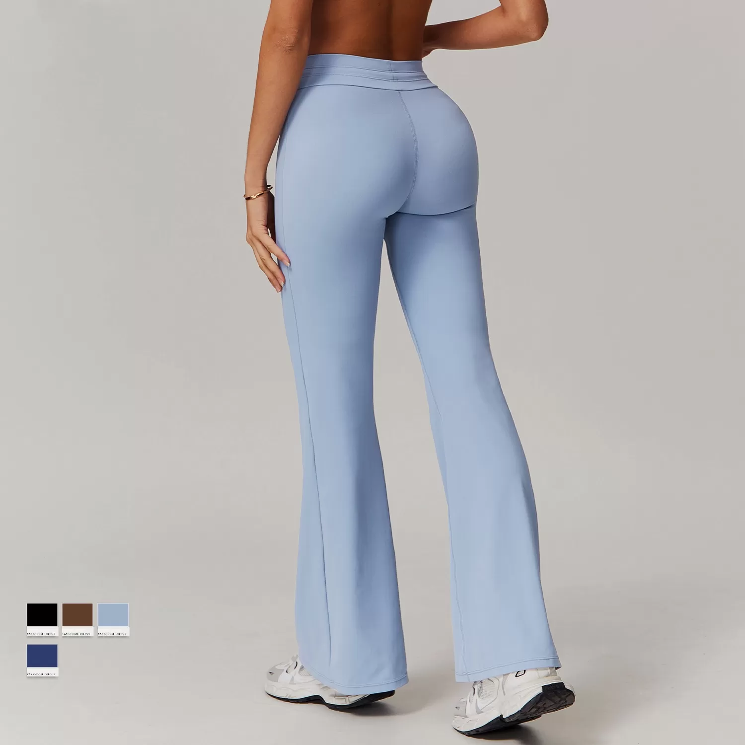 Pantalones de campana deportivos de yoga para mujer FGBDCX5034-2