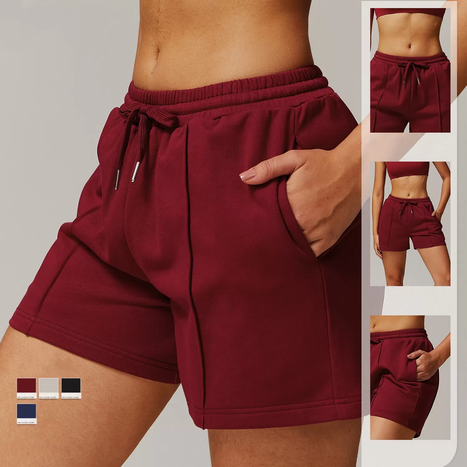 Pantalones cortos de fitness y yoga para mujer FGBDDK8933