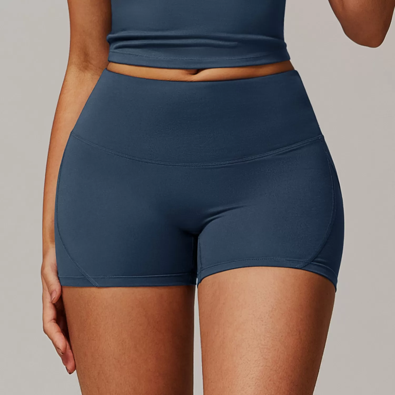 Pantalones cortos de yoga de cintura alta para mujer FGBDDK9152