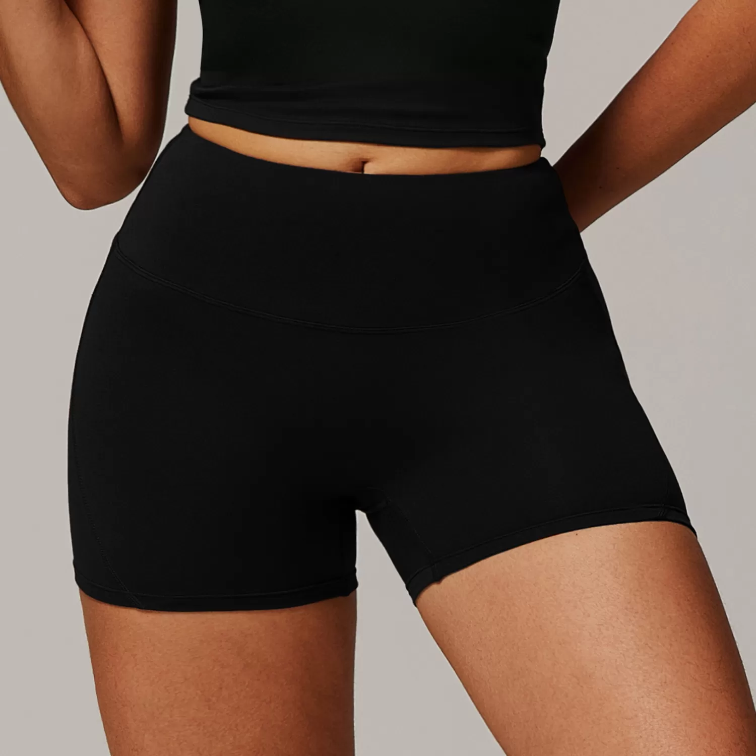 Pantalones cortos de yoga de cintura alta para mujer FGBDDK9152