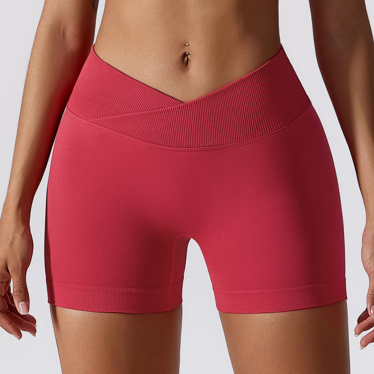 Pantalones cortos de yoga para mujer, elásticos, para correr, deportivos, FGBBDK4596